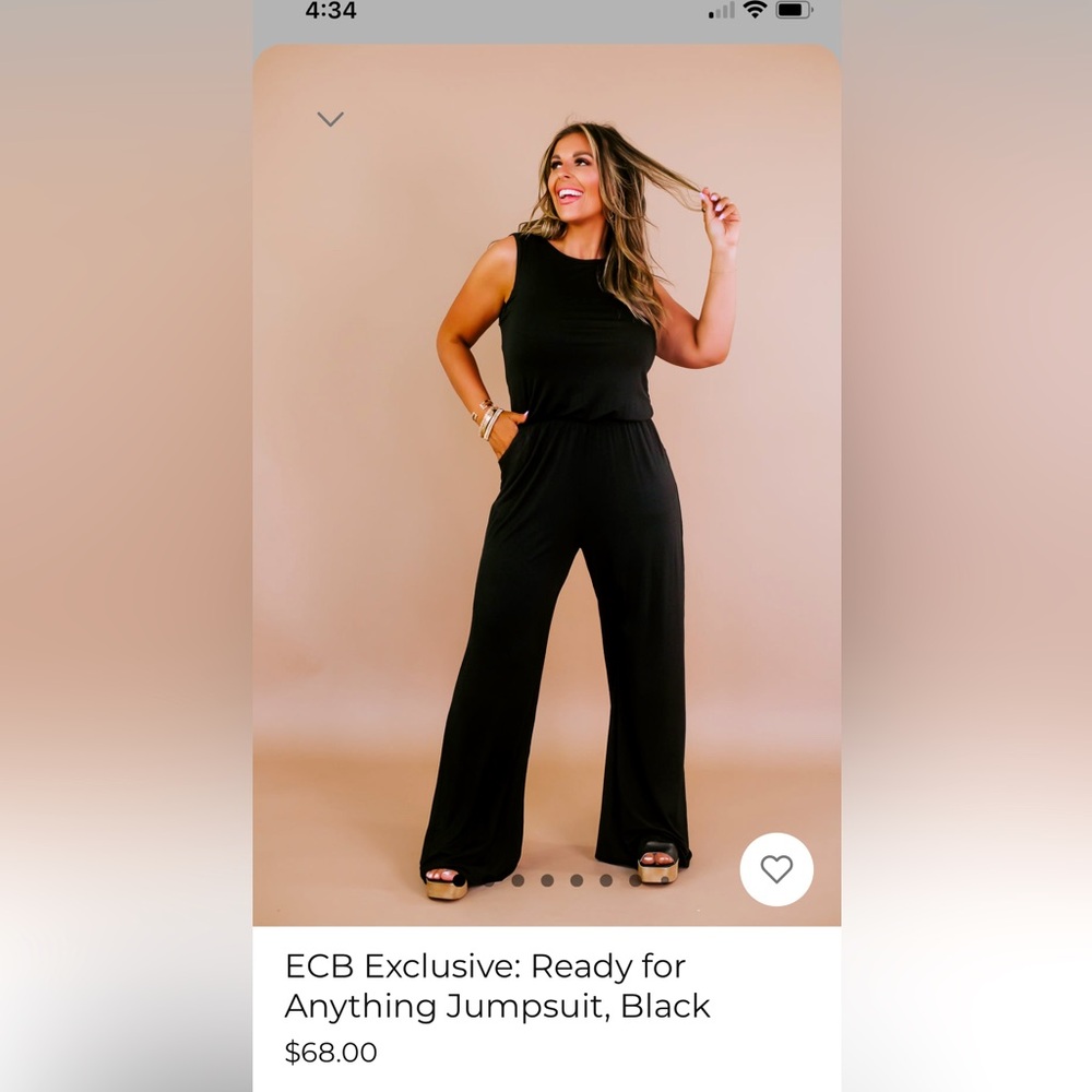 ECB jumpsuit worn once!